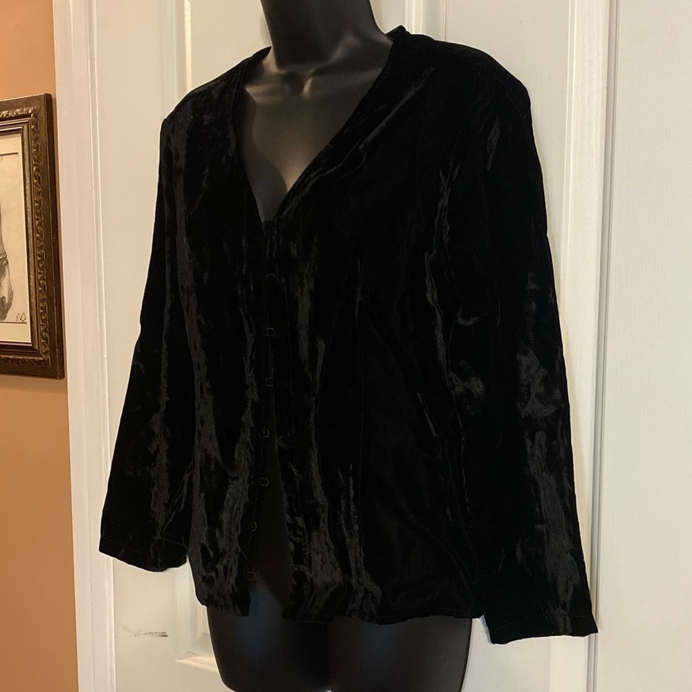 “JOHNNY WAS” Vintage 90’s Velvet Jacket - Picture 8 of 14